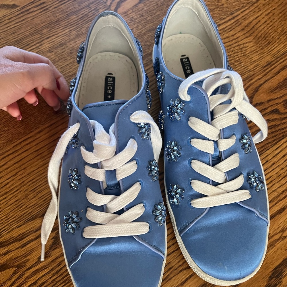 New Baby blue sneakers